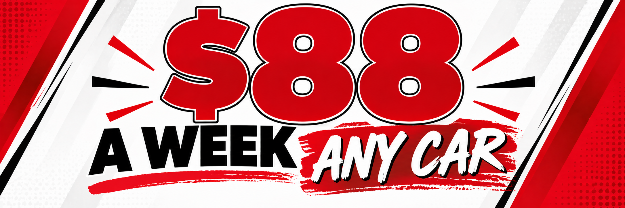 $88 a week any car 